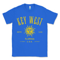 True Royal key west florida vintage distressed style design souvenir Classic Tee - longCreatives