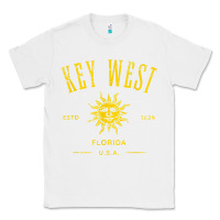 White key west florida vintage distressed style design souvenir Classic Tee - longCreatives