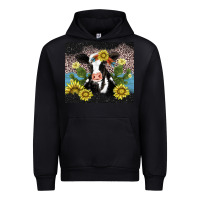 Black cow cactus and sunflower Urban Hoodie - AdoDesignShop