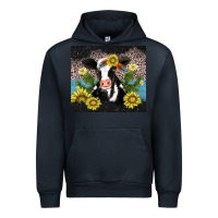 Navy cow cactus and sunflower Urban Hoodie - AdoDesignShop