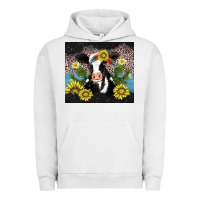 Pigment Lunar Rock cow cactus and sunflower Urban Hoodie - AdoDesignShop