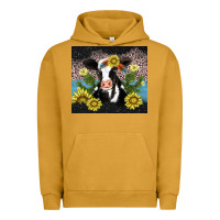 Pigment Peanut Butter cow cactus and sunflower Urban Hoodie - AdoDesignShop