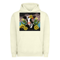 Pigment Pistachio cow cactus and sunflower Urban Hoodie - AdoDesignShop