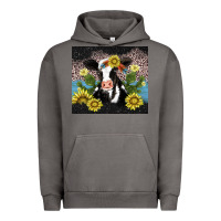 Pigment Tornado cow cactus and sunflower Urban Hoodie - AdoDesignShop