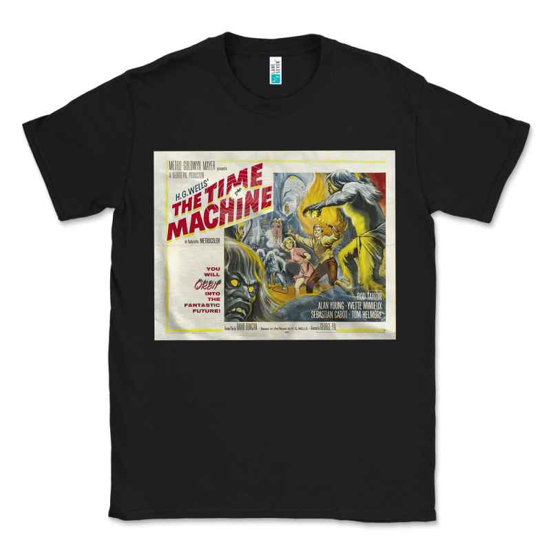 The Time Machine, Time Travel, Retro Movie Poster, Cult Classic, Futur Classic Tee by longCreatives | Teevron