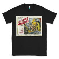 Black The Time Machine, Time Travel, Retro Movie Poster, Cult Classic, Futur Classic Tee - longCreatives