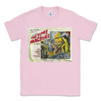 Bubblegum Pink The Time Machine, Time Travel, Retro Movie Poster, Cult Classic, Futur Classic Tee - longCreatives