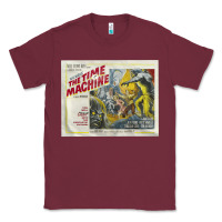 Burgundy The Time Machine, Time Travel, Retro Movie Poster, Cult Classic, Futur Classic Tee - longCreatives