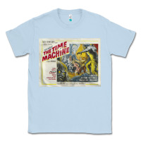 Dusty Blue The Time Machine, Time Travel, Retro Movie Poster, Cult Classic, Futur Classic Tee - longCreatives