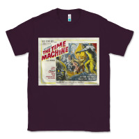 Plum The Time Machine, Time Travel, Retro Movie Poster, Cult Classic, Futur Classic Tee - longCreatives