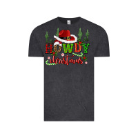 Vintage Black howdy christmas cowboy hat Vintage Tee - CowGirlArtShop