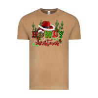 Howdy Christmas Cowboy Hat Vintage Tee | Teevron