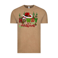 Vintage Coffee howdy christmas cowboy hat Vintage Tee - CowGirlArtShop
