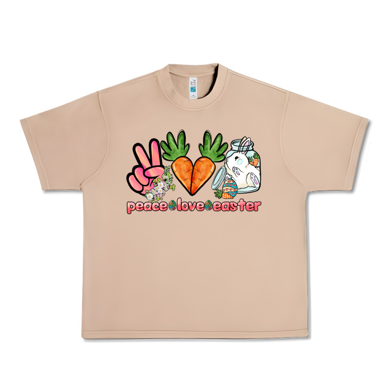 Peace Love Easter Day Urban Heavy Tee by HowdyJamesFarm | Teevron