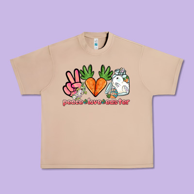 Peace Love Easter Day Urban Heavy Tee Designed By Howdyjamesfarm