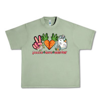 Oil Green Peace love Easter Day Urban Heavy Tee - HowdyJamesFarm