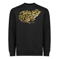 Black northern leopard frog Heavyweight Sweatshirt - LillyAllenDesigns