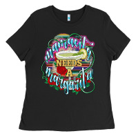 Black Mamacita needs a margarita Ladies Tee - NancyCooperArtShop