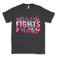 Smoke Nobody fights alone Cancer Awareness Classic Tee - HowdyJamesFarm