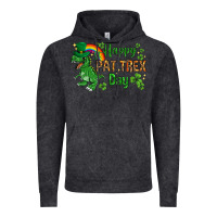 St. Patrick's Happy Pat T-rex Day With Rainbow Vintage Hoodie | Teevron