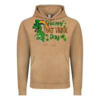 Vintage Camel St. Patrick's Happy Pat T-Rex Day with rainbow Vintage Hoodie - HowdyJamesFarm
