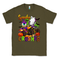 Army Green spooky cruhser with monster truck Classic Tee - Artiststas