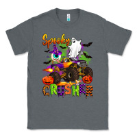 Charcoal Heather spooky cruhser with monster truck Classic Tee - Artiststas