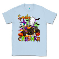 Dusty Blue spooky cruhser with monster truck Classic Tee - Artiststas