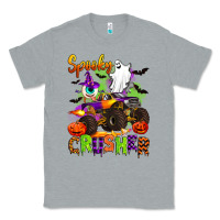 Heather Grey spooky cruhser with monster truck Classic Tee - Artiststas