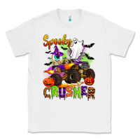 White spooky cruhser with monster truck Classic Tee - Artiststas