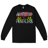 Black Allergic to pendejas mexico Long Sleeve Tee - FaDigitalArtStudio