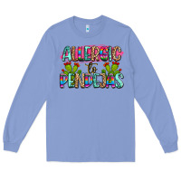 Colony Blue Allergic to pendejas mexico Long Sleeve Tee - FaDigitalArtStudio