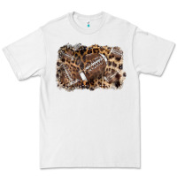 White Football background leopard Premium Tee - NancyCooperArtShop