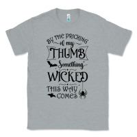 Heather Grey something wicked this way comes witchcraft halloween 2021 t shirt Classic Tee - longCreatives