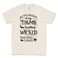 Natural something wicked this way comes witchcraft halloween 2021 t shirt Classic Tee - longCreatives