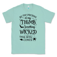 Seafoam something wicked this way comes witchcraft halloween 2021 t shirt Classic Tee - longCreatives