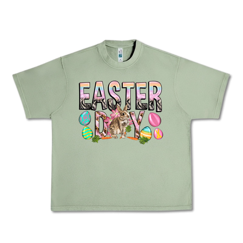 Easter Day With Rabbit Urban Heavy Tee by HowdyJamesFarm | Teevron