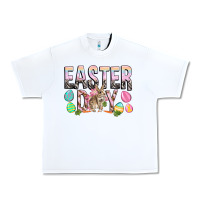 White Easter Day with rabbit Urban Heavy Tee - HowdyJamesFarm