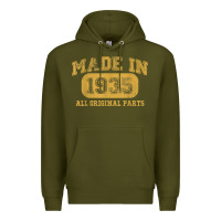 Army Green Made in 1935 87th Birthday Gifts 87 Year old Birthday T-Shirt Premium Hoodie - longCreatives