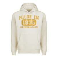 Oatmeal Heather Made in 1935 87th Birthday Gifts 87 Year old Birthday T-Shirt Premium Hoodie - longCreatives
