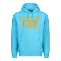 Ocean Blue Made in 1935 87th Birthday Gifts 87 Year old Birthday T-Shirt Premium Hoodie - longCreatives