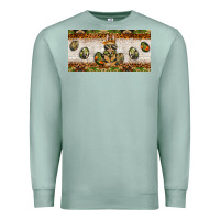 Seafoam easter camouflage egg hunter bunny license plate template Premium Sweatshirt - BarkalooDesign