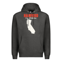 Charcoal Heather hanford california usa state america travel californian Premium Hoodie - longCreatives