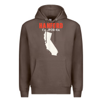 Coffee hanford california usa state america travel californian Premium Hoodie - longCreatives