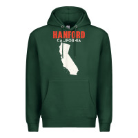 Sports Green hanford california usa state america travel californian Premium Hoodie - longCreatives
