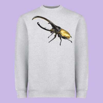 Hercules Beetle Side Heavyweight Sweatshirt Designed By Lillyallendesigns