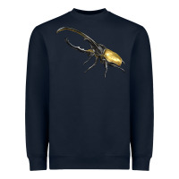 Navy Hercules Beetle Side Heavyweight Sweatshirt - LillyAllenDesigns