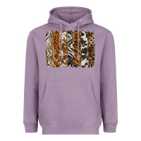 Lavender western animal patterns brushstoke Heavyweight Hoodie - BarkalooDesign