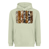 Matcha western animal patterns brushstoke Heavyweight Hoodie - BarkalooDesign
