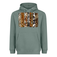 Sage western animal patterns brushstoke Heavyweight Hoodie - BarkalooDesign